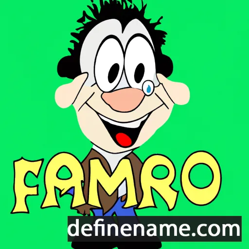 cartoon of the name Fromaro