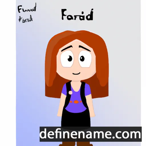 cartoon of the name Fróða