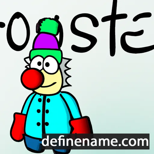 Frøstein cartoon