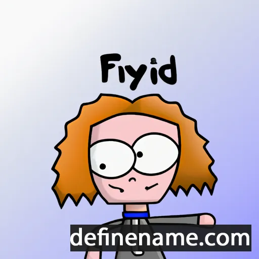 cartoon of the name Frøydis