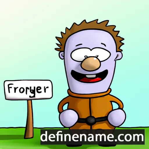 cartoon of the name Frøygærðr