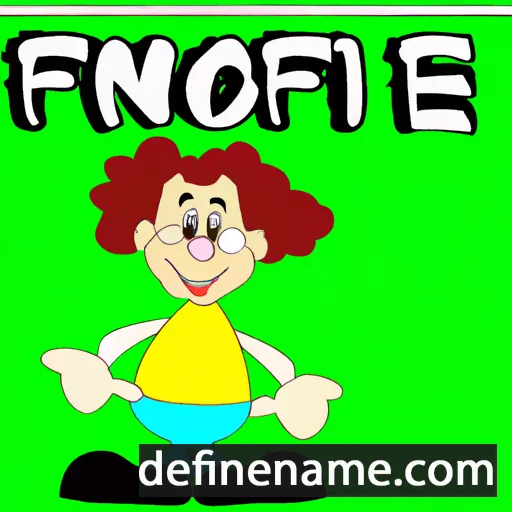 cartoon of the name Fronnie