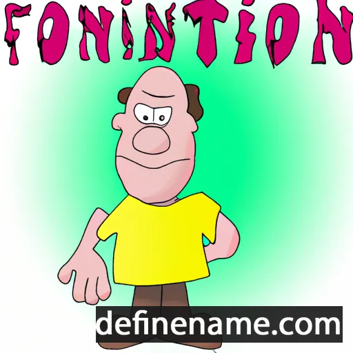 cartoon of the name Frontin