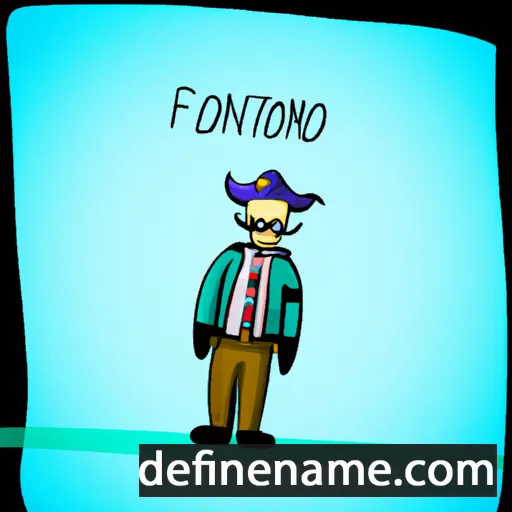 cartoon of the name Frontino