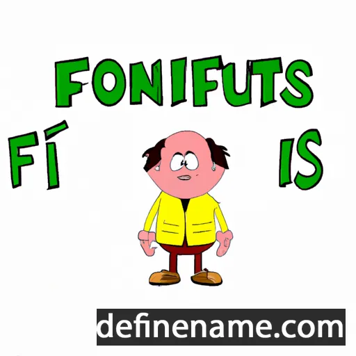 cartoon of the name Frontinus