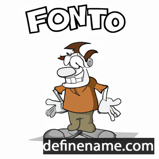 cartoon of the name Fronto