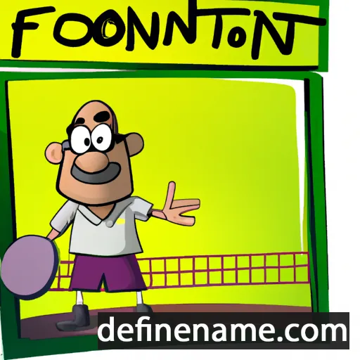 cartoon of the name Fronton