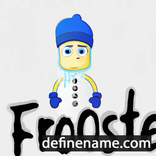 cartoon of the name Frost