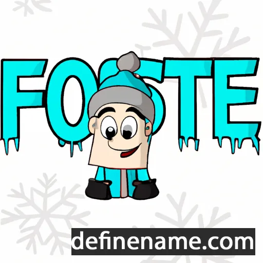 cartoon of the name Froste