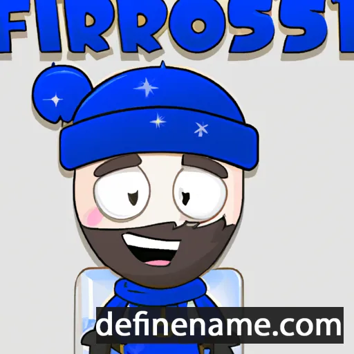 cartoon of the name Frostrós