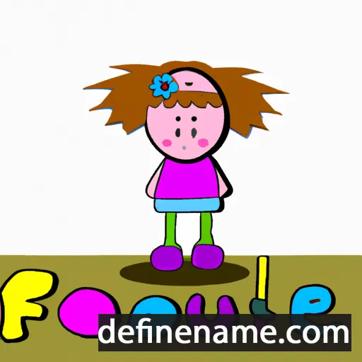 cartoon of the name Froukje