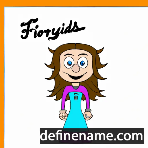 cartoon of the name Froydis