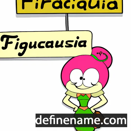 cartoon of the name Fructuosa