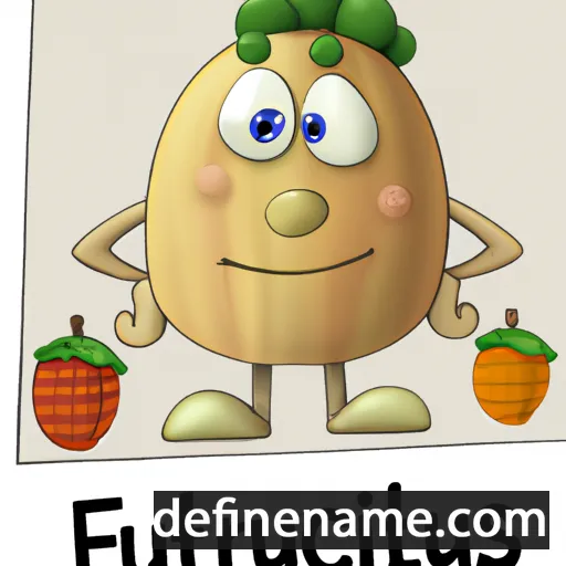 cartoon of the name Fructus