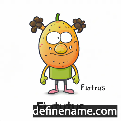 cartoon of the name Fruktuos