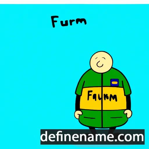 cartoon of the name Frumar