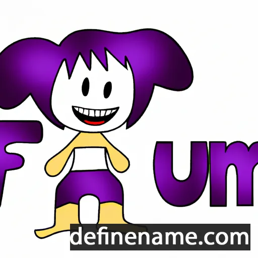 cartoon of the name Frumi