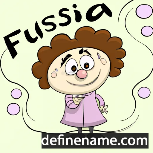 cartoon of the name Frusina