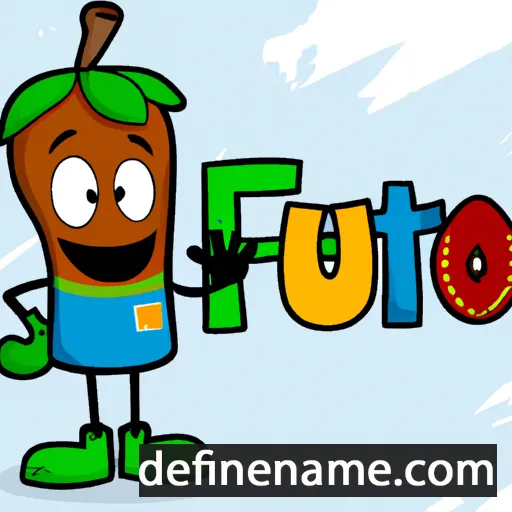 cartoon of the name Frutos