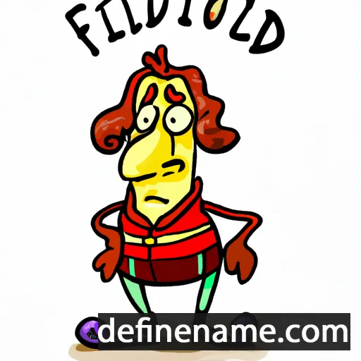 cartoon of the name Frydolin