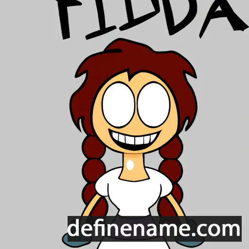 Frydolina cartoon