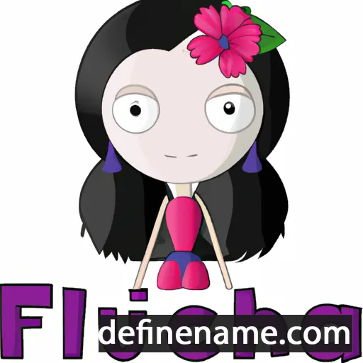 cartoon of the name Fuchsia