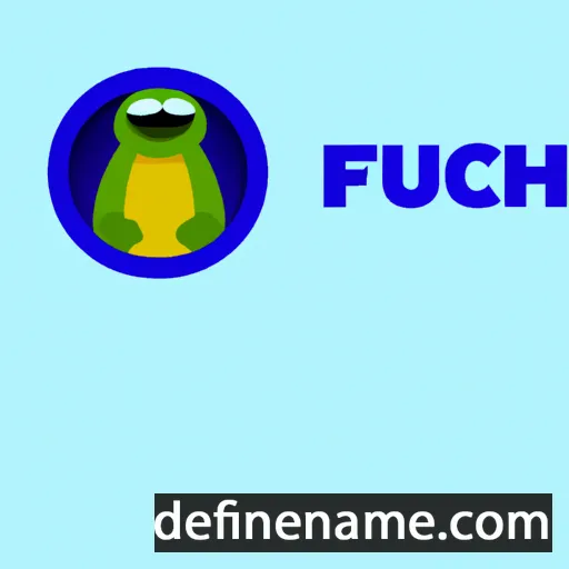 cartoon of the name Fuechy