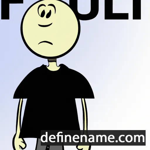 cartoon of the name Ful