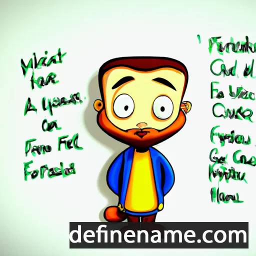 cartoon of the name Fulcred