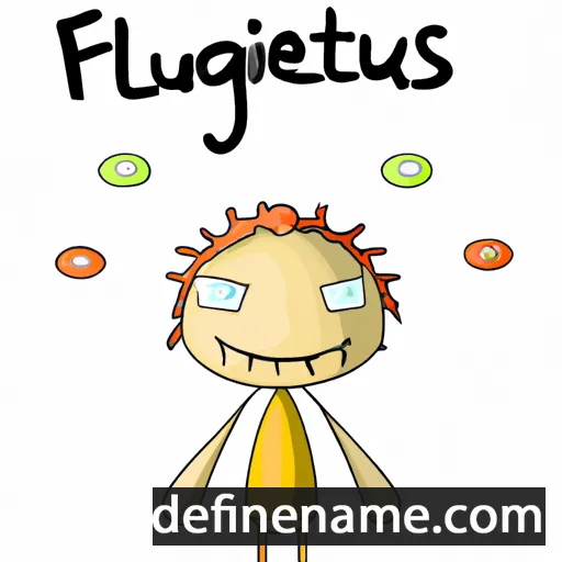 cartoon of the name Fulgentas