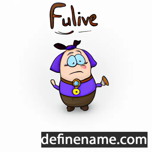 cartoon of the name Fulvije