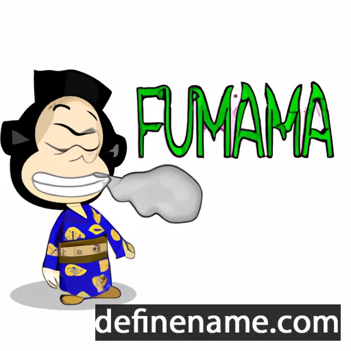 cartoon of the name Fumaru