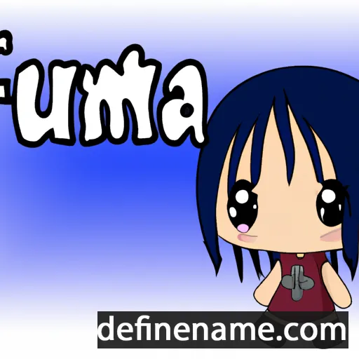 cartoon of the name Fumika