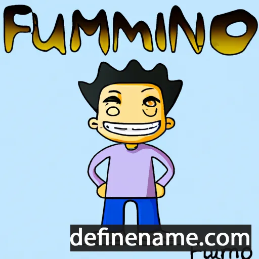 Fuminaro cartoon