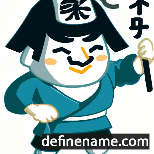 cartoon of the name Fumisuke