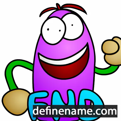 cartoon of the name Fundin