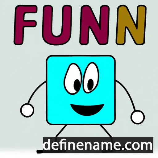 cartoon of the name Funfun