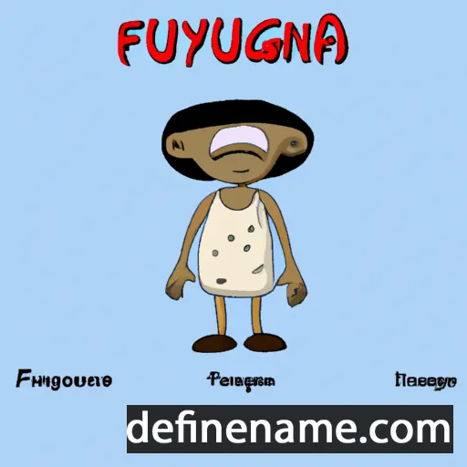 cartoon of the name Funganayi