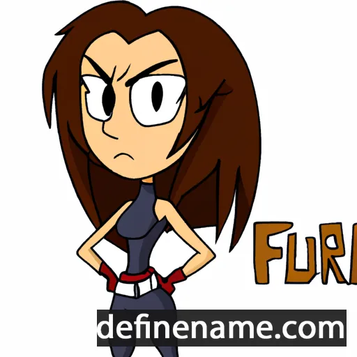 cartoon of the name Furia