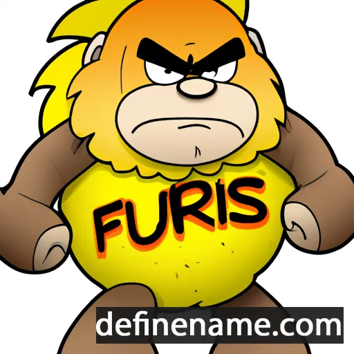 cartoon of the name Furius