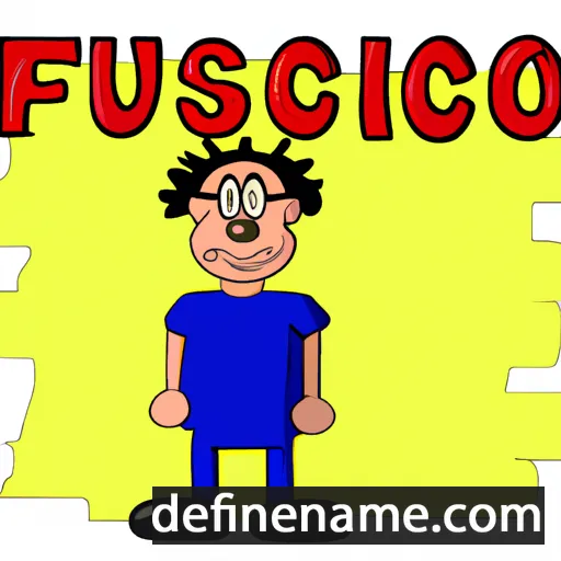 cartoon of the name Fusco