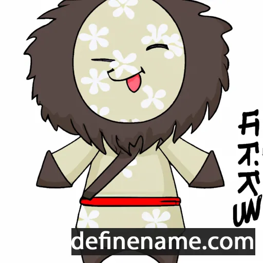 cartoon of the name Fuwari