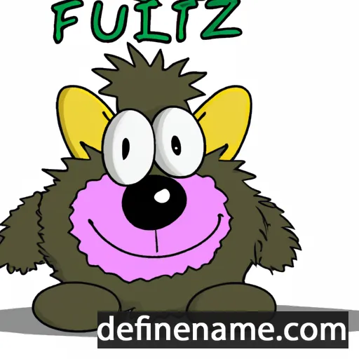 cartoon of the name Fuzzal