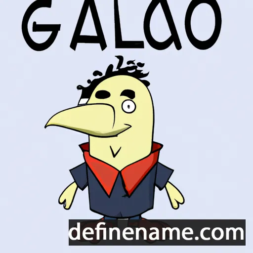 cartoon of the name Gálos