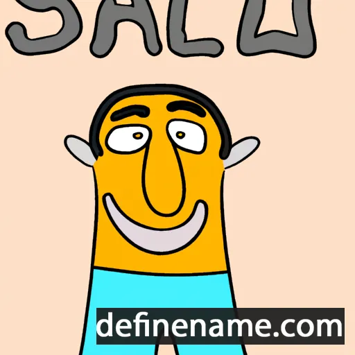 cartoon of the name Gal-Sal