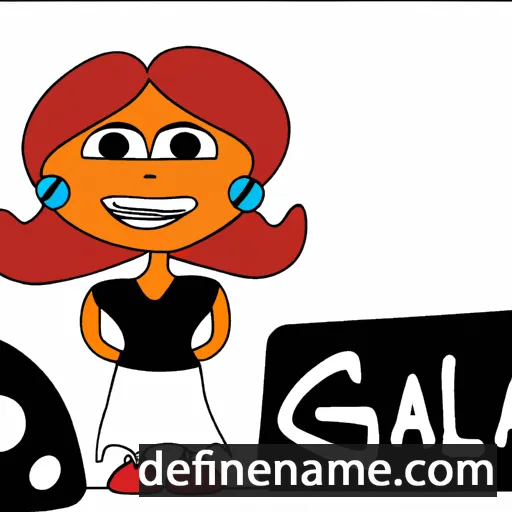 cartoon of the name Gala