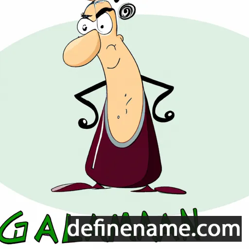 cartoon of the name Galaman