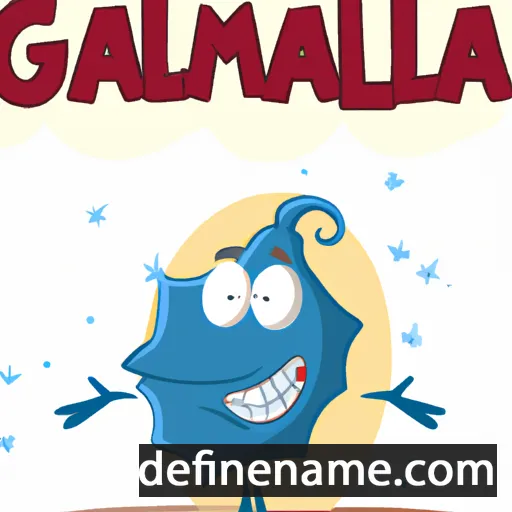 cartoon of the name Galamar