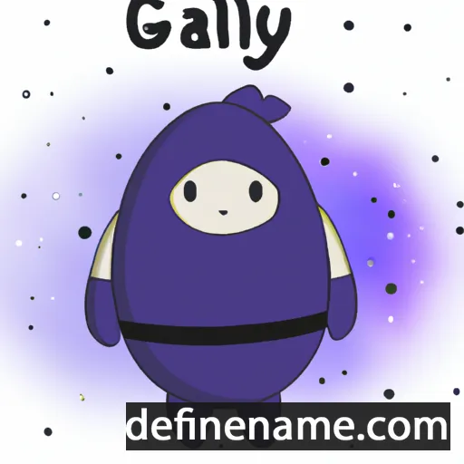 cartoon of the name Galaxy