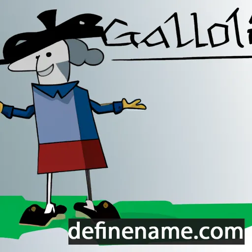 cartoon of the name Galeotto